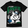 Jordan 12 Bucks DopeSkill T-Shirt Real Ones Choose Loyalty Graphic Streetwear - Black