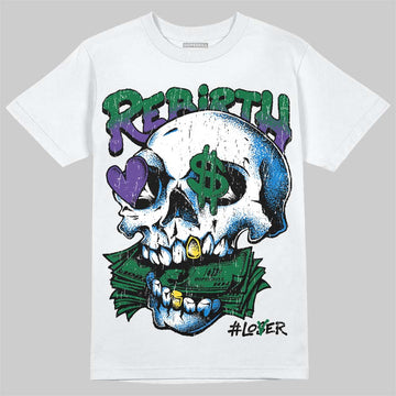Jordan 12 Bucks DopeSkill T-Shirt Rebirth Graphic Streetwear - White