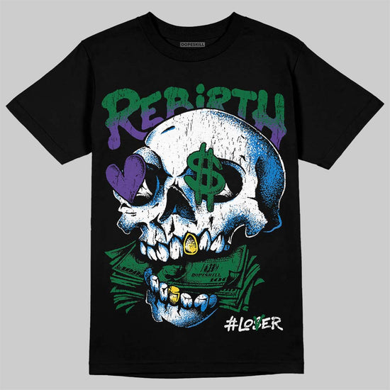 Jordan 12 Bucks DopeSkill T-Shirt Rebirth Graphic Streetwear - Black