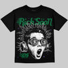 Jordan 12 Bucks DopeSkill Oversize Print T-Shirt Rich Soon Club Graphic Streetwear - Black