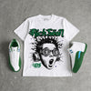 Bucks 12s DopeSkill Oversize Print T-Shirt Rich Soon Graphic