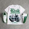 Bucks 12s DopeSkill T-Shirt Risk Is Better Than Regret Graphic