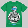 Jordan 12 Bucks DopeSkill T-Shirt Scared Money Don't Make No Money Graphic Streetwear - Irish Green