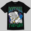 Jordan 12 Bucks DopeSkill T-Shirt Sorry I've Been Trappin Graphic Streetwear - Black