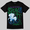 Jordan 12 Bucks DopeSkill T-Shirt Speak It Graphic Streetwear - Black