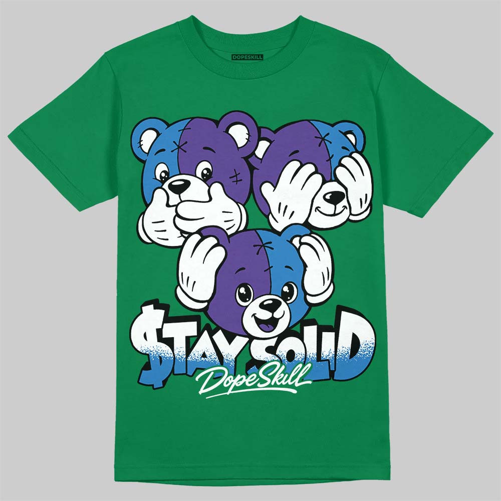 Jordan 12 Bucks DopeSkill T-Shirt Stay Solid Graphic Streetwear - Irish Green