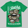 Jordan 12 Bucks DopeSkill T-Shirt The Mouth With No Droughts Graphic Streetwear - Irish Green