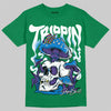 Jordan 12 Bucks DopeSkill T-Shirt Trippin Graphic Streetwear - Irish Green
