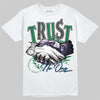 Jordan 12 Bucks DopeSkill T-Shirt Trust No One Graphic Streetwear - White 