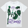 Jordan 12 Bucks DopeSkill T-Shirt Ways To Get Ahead Graphic Streetwear - White