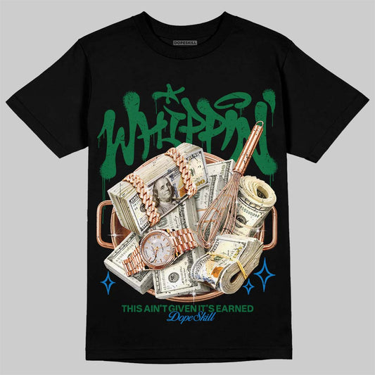 Jordan 12 Bucks DopeSkill T-Shirt Whippin Graphic Streetwear - black