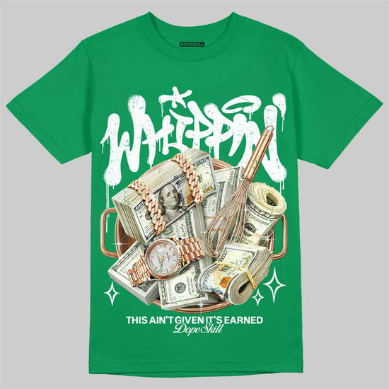 Jordan 12 Bucks DopeSkill T-Shirt Whippin Graphic Streetwear - Irish Grene