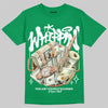 Jordan 12 Bucks DopeSkill T-Shirt Whippin Graphic Streetwear - Irish Grene