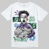 Jordan 12 Bucks DopeSkill T-Shirt Work Hard Rise Above Graphic Streetwear - White