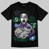 Jordan 12 Bucks DopeSkill T-Shirt Work Hard Rise Above Graphic Streetwear - Black