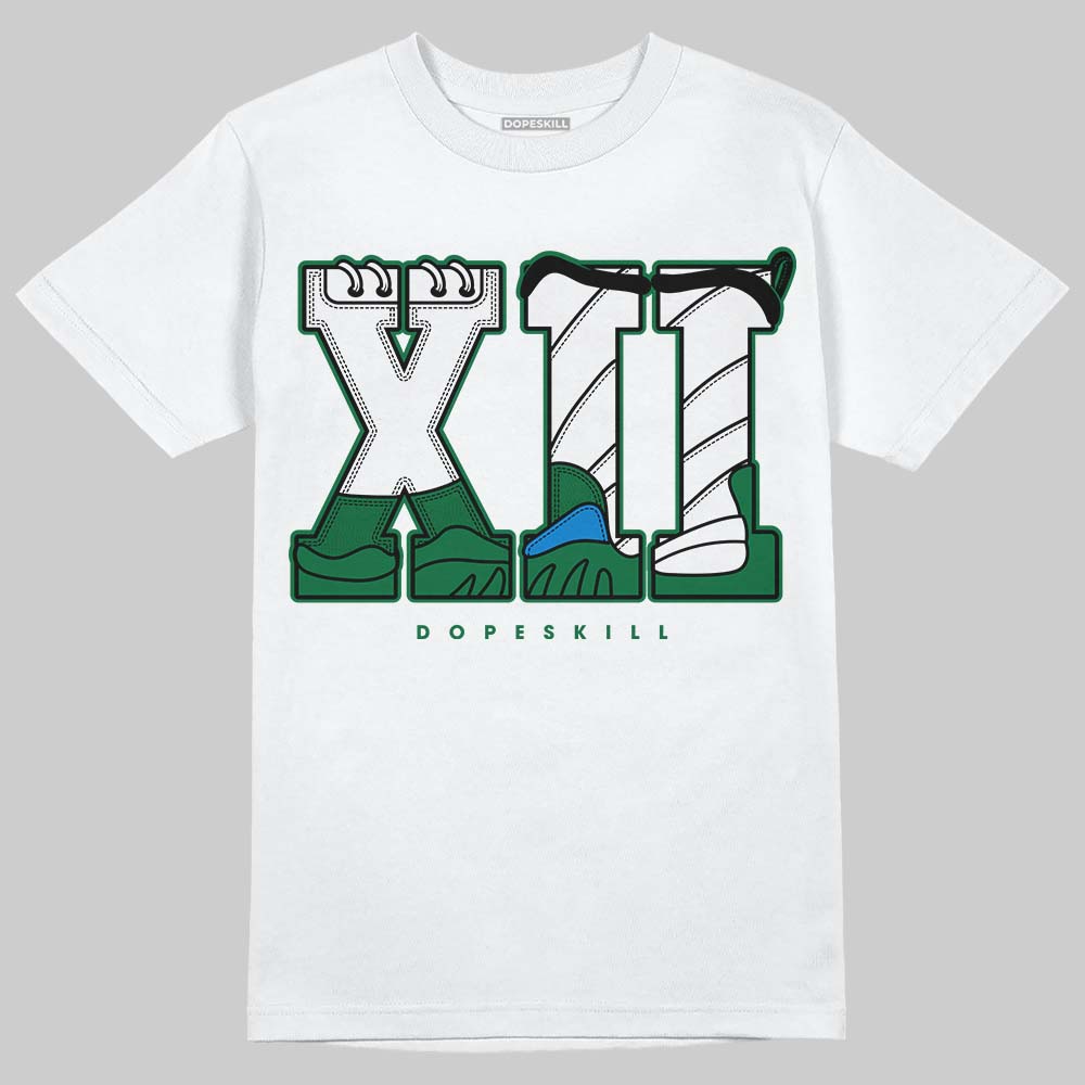Jordan 12 Bucks DopeSkill T-Shirt XII Jordan 12 Graphic Streetwear - White