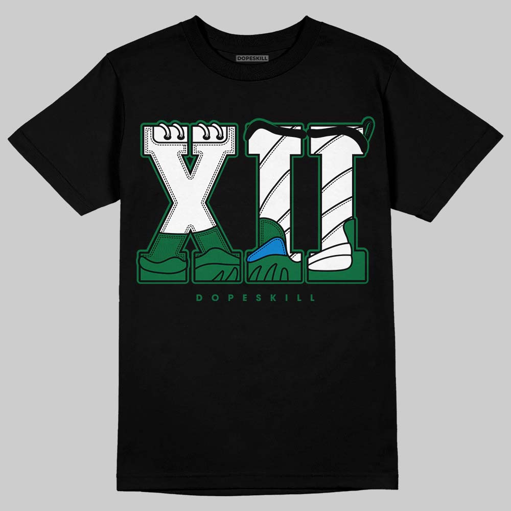 Jordan 12 Bucks DopeSkill T-Shirt XII Jordan 12 Graphic Streetwear - Black