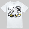 Jordan 4 "Tour Yellow" DopeSkill T-Shirt 23 with 4s Pattern Graphic Streetwear - White