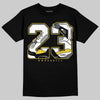Jordan 4 "Tour Yellow" DopeSkill T-Shirt 23 with 4s Pattern Graphic Streetwear - Black