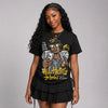 Tour Yellow 4s DopeSkill T-Shirt All Hustle No Luck Graphic