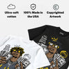 Tour Yellow 4s DopeSkill T-Shirt All Hustle No Luck Graphic