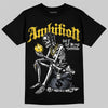 Jordan 4 "Tour Yellow" DopeSkill T-Shirt Ambition Graphic Streetwear - Black
