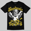 Jordan 4 "Tour Yellow" DopeSkill T-Shirt Bandemic Graphic Streetwear - Black