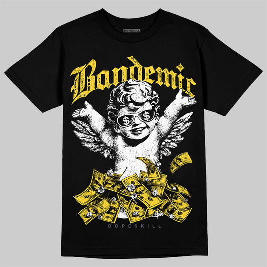 Jordan 4 "Tour Yellow" DopeSkill T-Shirt Bandemic Graphic Streetwear - Black