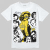 Jordan 4 "Tour Yellow" DopeSkill T-Shirt Built Different Graphic Streetwear - White