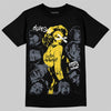 Jordan 4 "Tour Yellow" DopeSkill T-Shirt Built Different Graphic Streetwear - Black