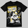 Jordan 4 "Tour Yellow" DopeSkill T-Shirt Certified Lover Graphic Streetwear - Black