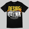 Jordan 4 "Tour Yellow" DopeSkill T-Shirt Desire Graphic Streetwear - Black