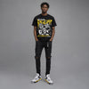 Tour Yellow 4s DopeSkill Oversize Print T-Shirt Distorted Realms Graphic
