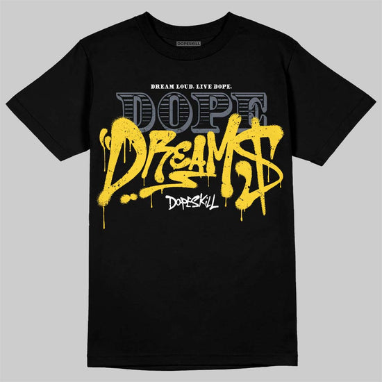 Jordan 4 "Tour Yellow" DopeSkill T-Shirt Dope Dreams Graphic Streetwear - Black