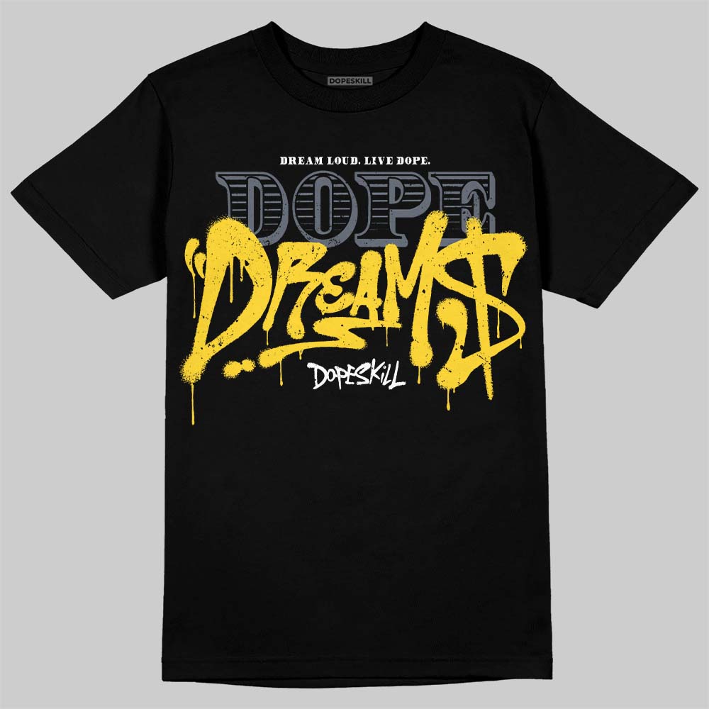 Jordan 4 "Tour Yellow" DopeSkill T-Shirt Dope Dreams Graphic Streetwear - Black