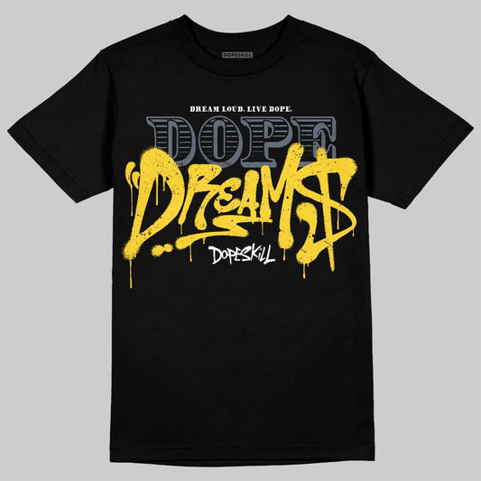 Jordan 4 "Tour Yellow" DopeSkill T-Shirt Dope Dreams Graphic Streetwear - Black