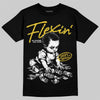 Jordan 4 "Tour Yellow" DopeSkill T-Shirt Flexin' Graphic Streetwear - Black