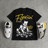 Tour Yellow 4s DopeSkill T-Shirt Flexin' Graphic