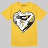 Jordan 4 "Tour Yellow" DopeSkill T-Shirt Heart Jordan 4 Graphic Streetwear - Daisy