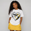 Tour Yellow 4s DopeSkill T-Shirt Heart Jordan 4 Graphic