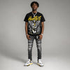 Tour Yellow 4s DopeSkill Oversize Print T-Shirt Heartless Graphic