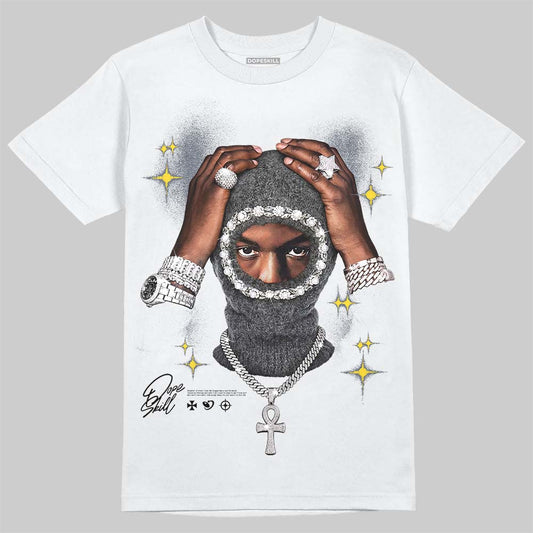 Jordan 4 "Tour Yellow" DopeSkill T-Shirt Key of Life Graphic Streetwear - White