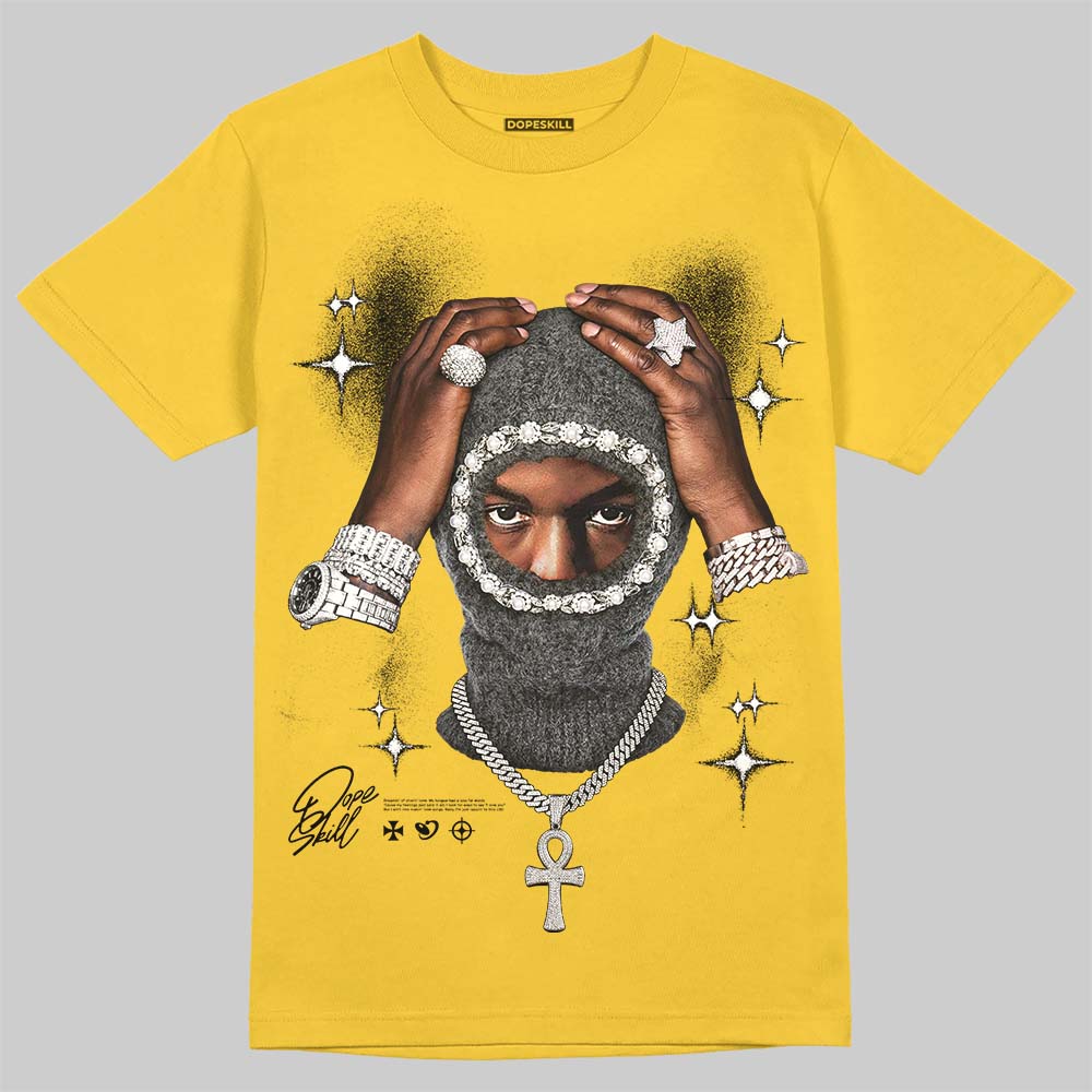 Jordan 4 "Tour Yellow" DopeSkill T-Shirt Key of Life Graphic Streetwear - Daisy