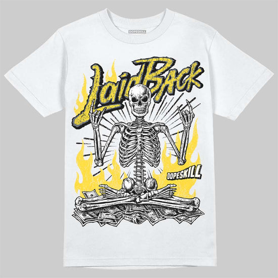 Jordan 4 "Tour Yellow" DopeSkill T-Shirt Laid Back Graphic Streetwear - White