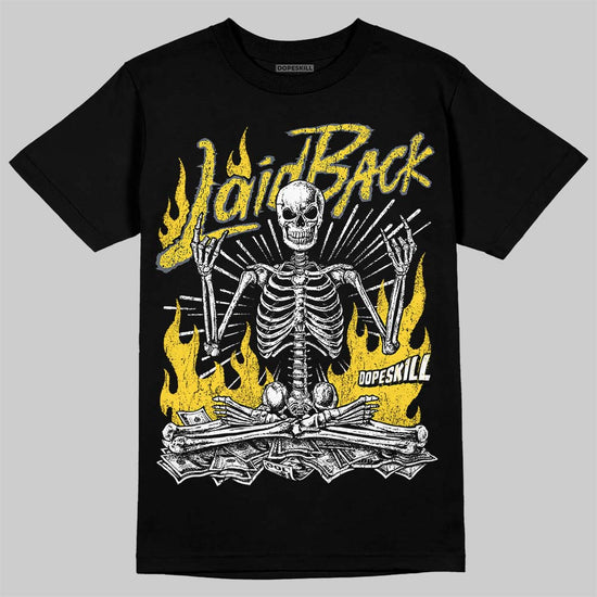 Jordan 4 "Tour Yellow" DopeSkill T-Shirt Laid Back Graphic Streetwear - Black
