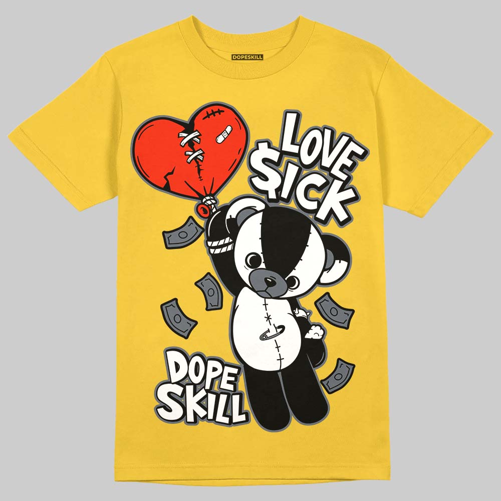Jordan 4 "Tour Yellow" DopeSkill T-Shirt Love Sick Graphic Streetwear - Daisy