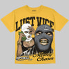 Jordan 4 "Tour Yellow" DopeSkill Oversize Print T-Shirt Lust Vice Graphic Streetwear - Mustard