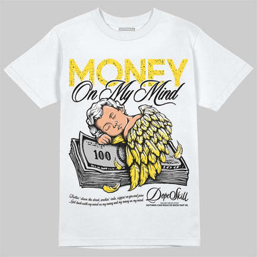 Jordan 4 "Tour Yellow" DopeSkill T-Shirt MOMM Graphic Streetwear - White