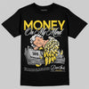 Jordan 4 "Tour Yellow" DopeSkill T-Shirt MOMM Graphic Streetwear - Black