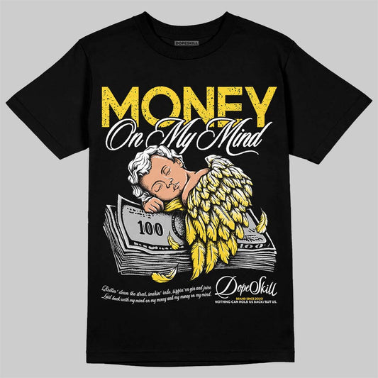Jordan 4 "Tour Yellow" DopeSkill T-Shirt MOMM Graphic Streetwear - Black